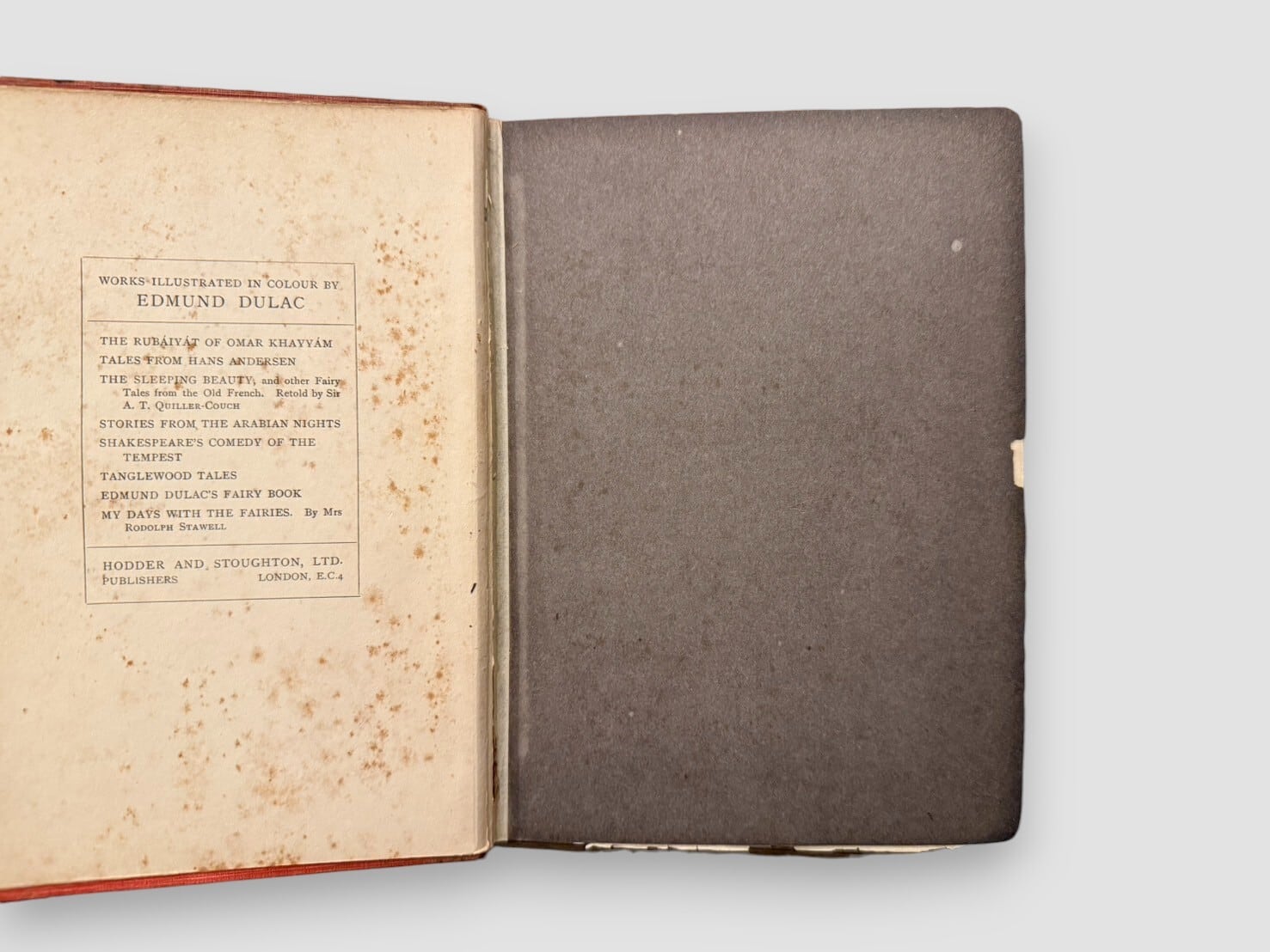 SL932】The Rubaiyat of Omar Khayyam. Illustrated by Edmund Dulac