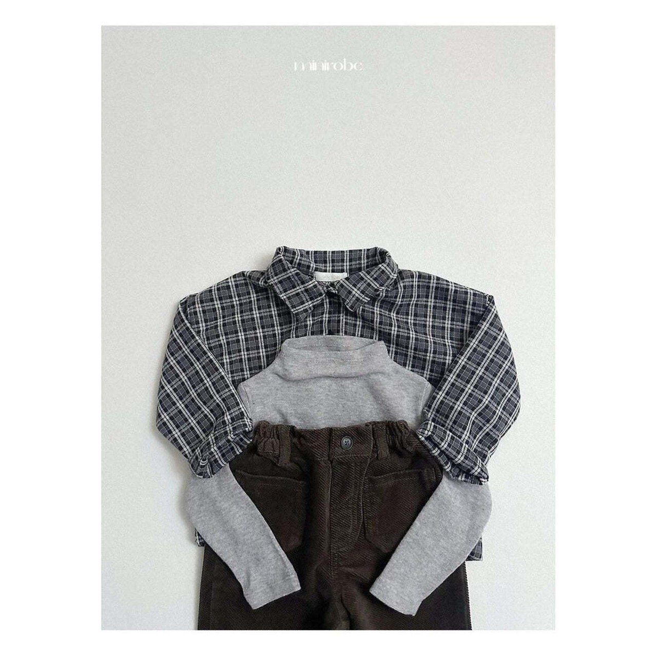 【取寄】minirobe アンゴラリブハイネック｜冬服｜韓国子供服