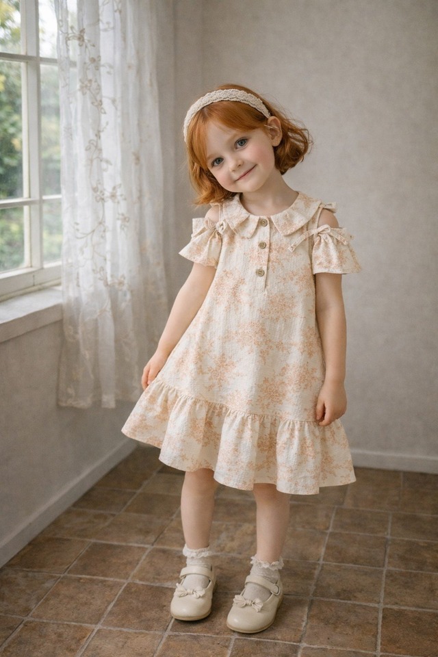 【6/21〆予約】<pudding> Collared dress