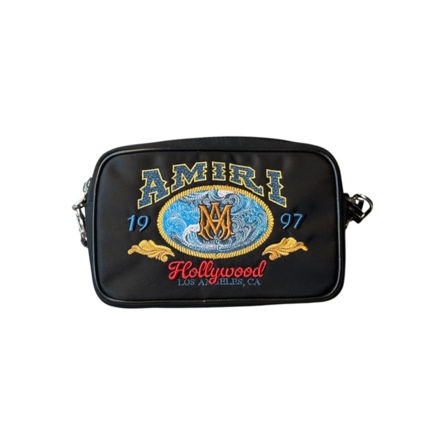 【AMIRI】EMBROIDERED LOGO CAMERA CASE