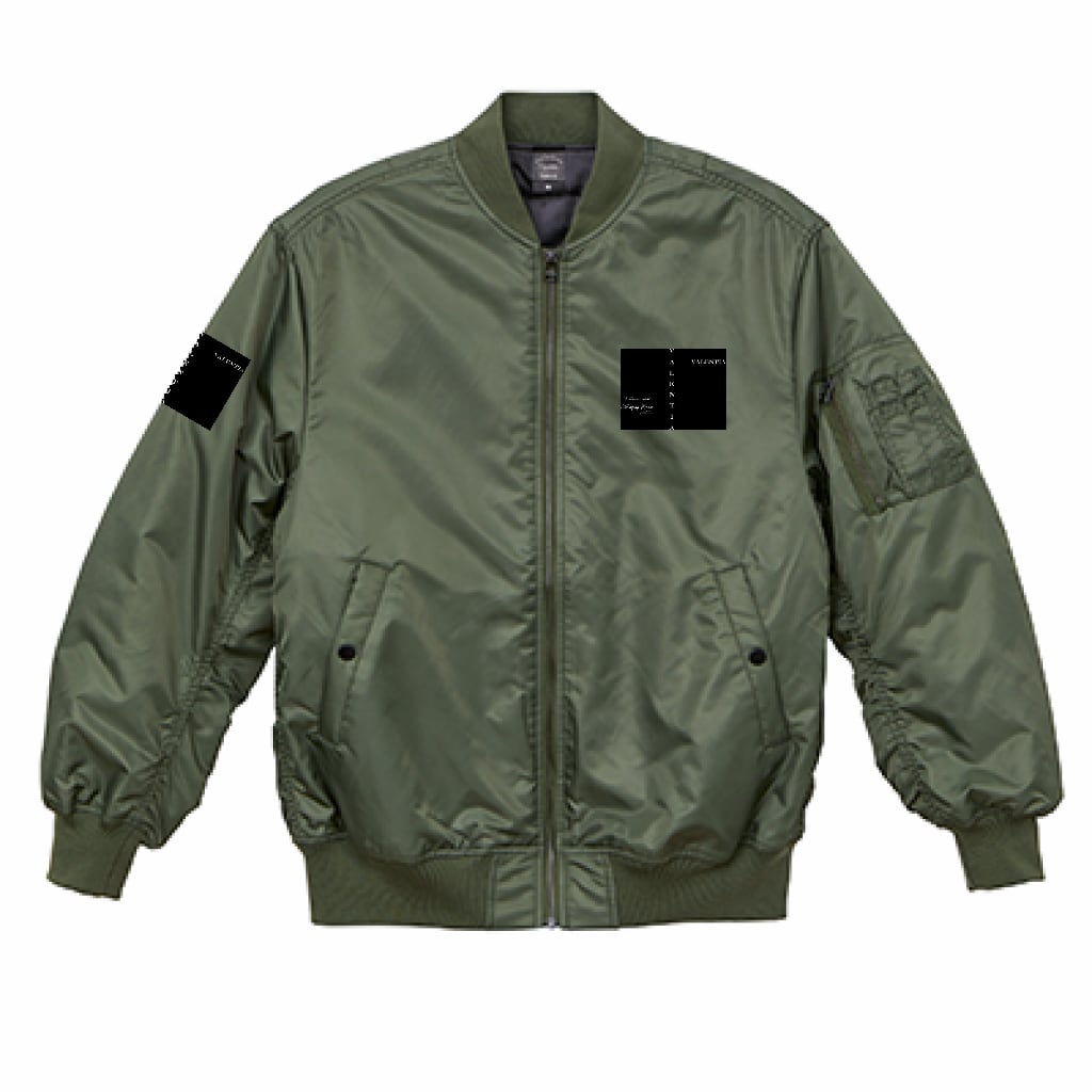 （両面印刷）United Athle タイプ MA-1 ジャケット（中綿入）