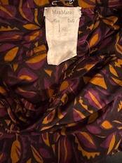 Max Mara ボタニカルリーフプリントスカート