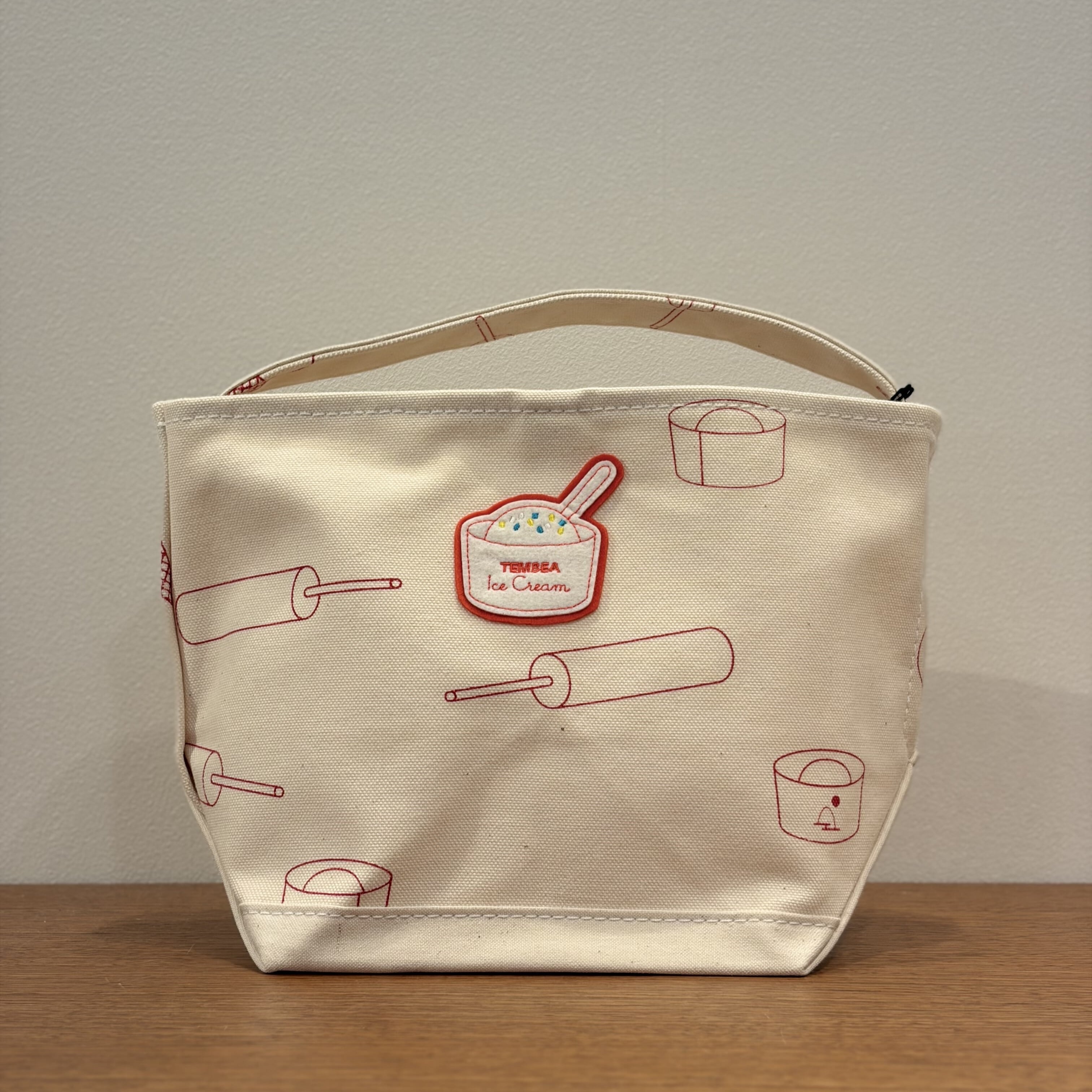 TEMBEA │ CUBE TOTE + WAPPEN | ICE +WAPPEN / NATURAL | テンベア