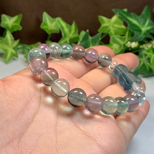 爽やかフローライト~くまちゃん~・デザインブレスレット