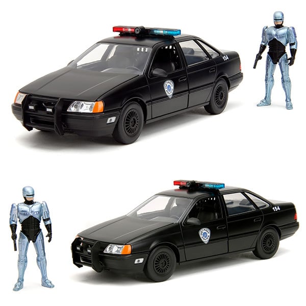 JadaTOY 1/24 ROBOCOP 1986 OCP FORD TAURUS w/ ROBOCOP【ロボコップ