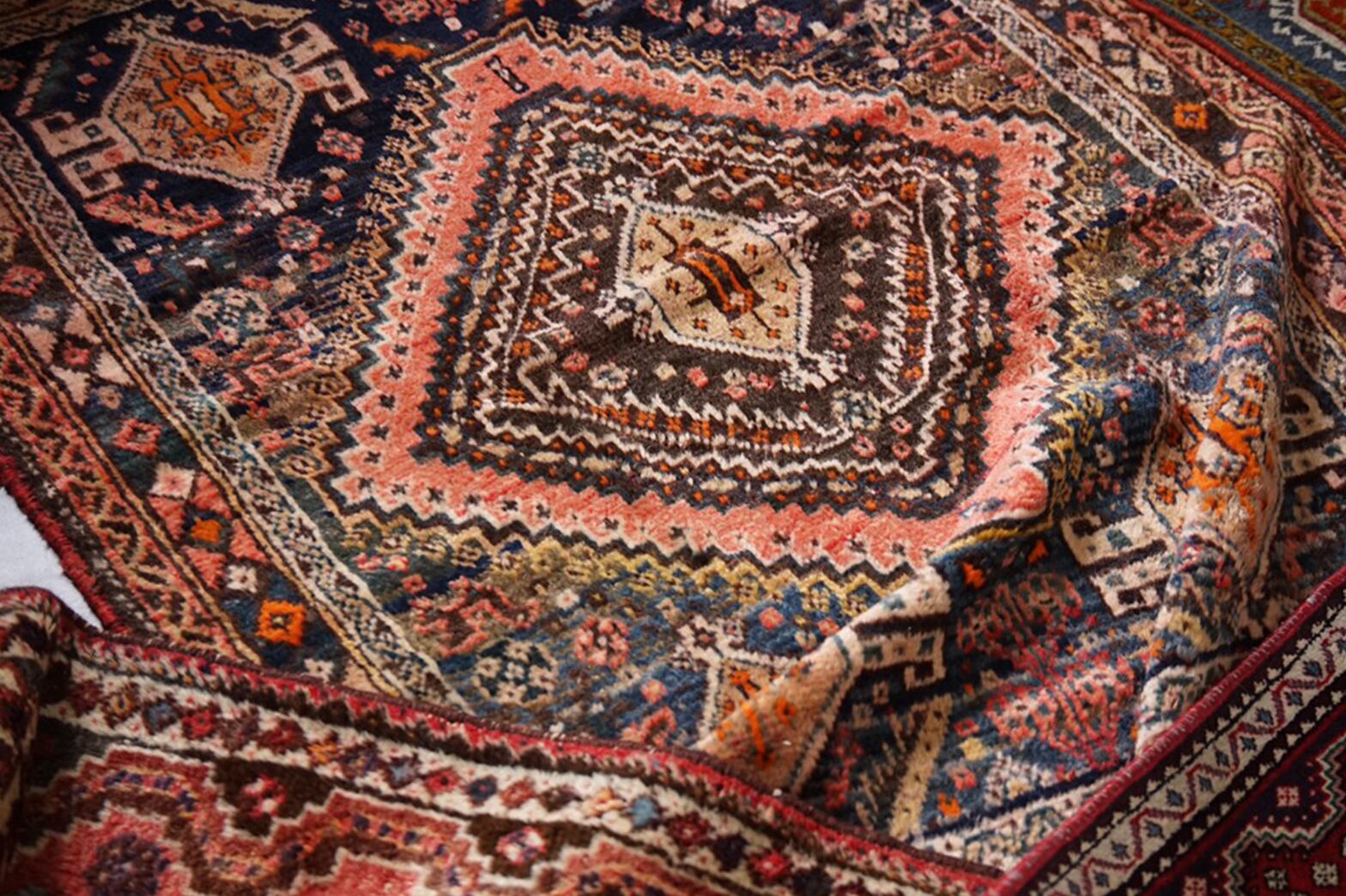 カシュガイ　シラーズ　ヴィンテージラグ　vintage rug カシュガイ シラーズ ヴィンテージラグ vintage rug ヴィンテージラグ