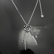 RHYTHMIC HORSESHOE LARGE with CROSSES NECKLACE #1 with GODSIZE® I.D. TAG / リズミックホースシュー・L ウィズ クロス #1ネックレス ゴッドサイズ® I.D.タグ