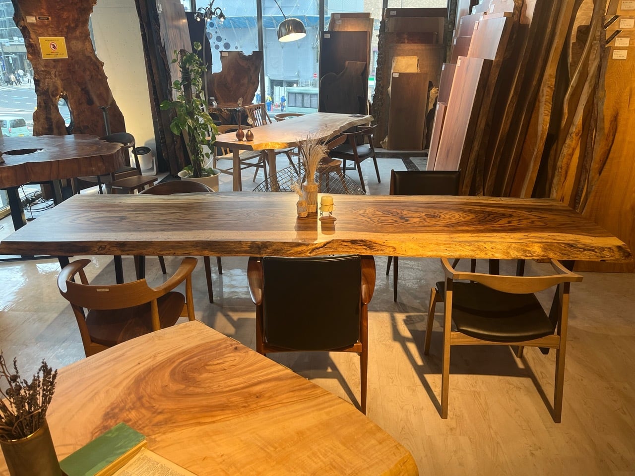 三脚テーブル天板　天然無垢材　ゼブラウッド 三脚テーブル天板 天然無垢材 ゼブラウッド