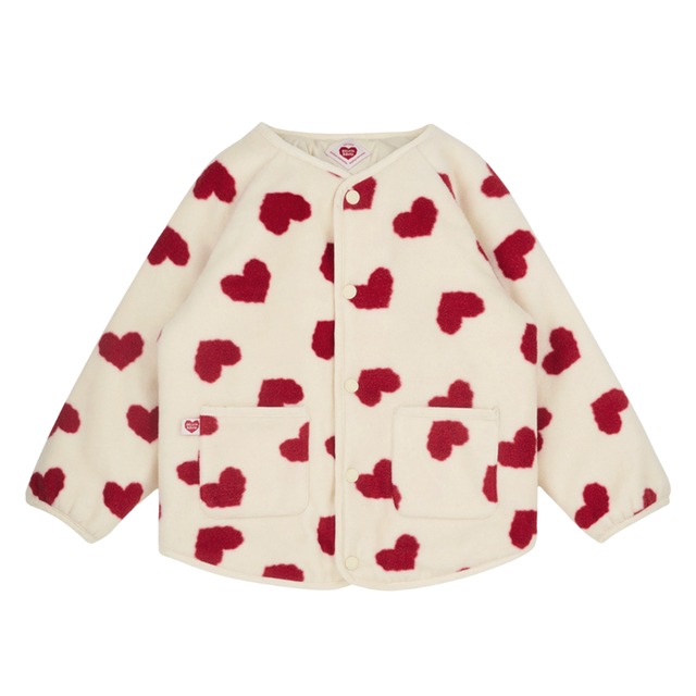 Heart Pattern Reversible Jumper (Ivory)