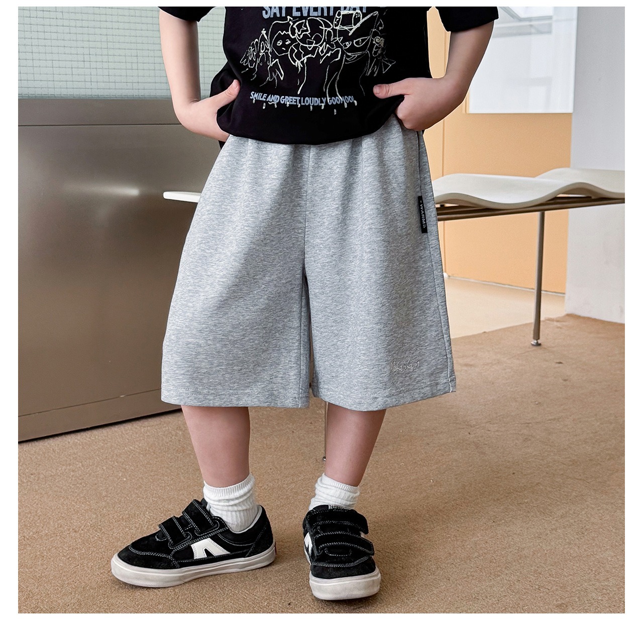 [bdiary] Side Bermuda Pants / [비다이어리] 사이드버뮤다팬츠
