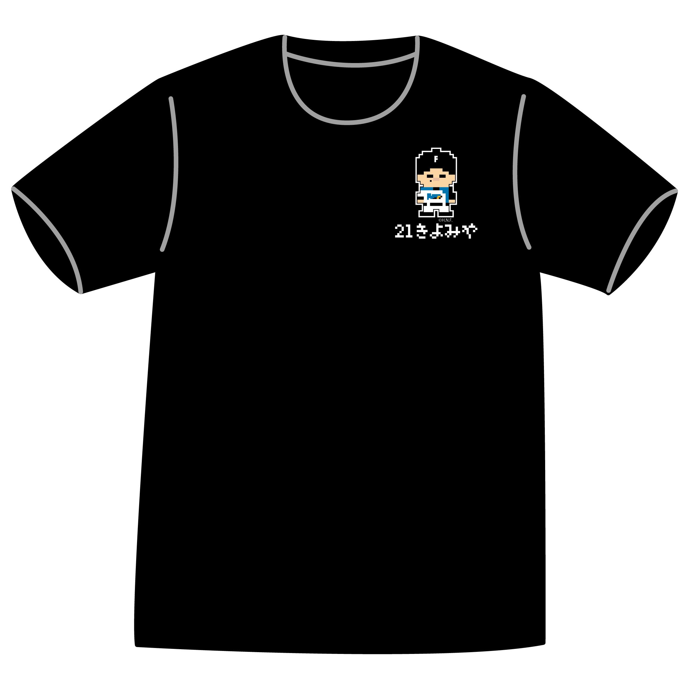 ドットファイターズ 「きよみや」 Tシャツ ブラック