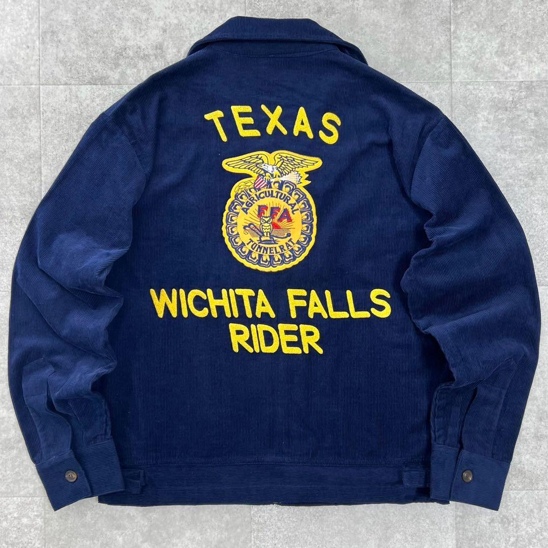 美品 FFAジャケット コーデュロイ 短丈 TEXAS ネイビー L 美品 FFAジャケット コーデュロイ 短丈 TEXAS ネイビー L