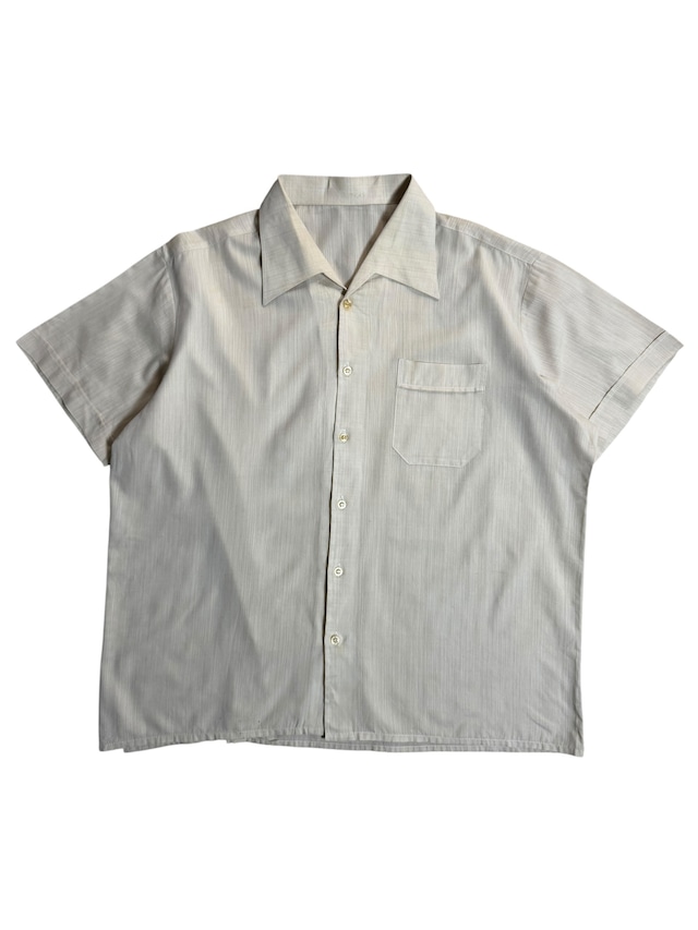［70s］Brand Ivoly Open Collar Shirt