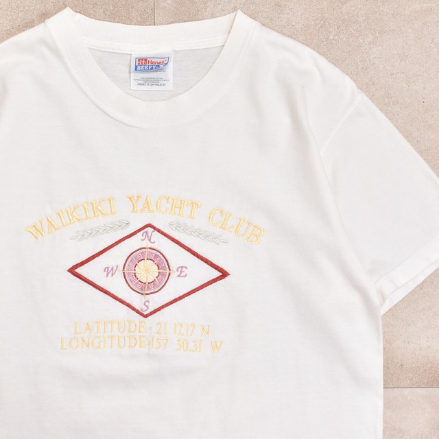 90～00s Hanes logo T-shirt