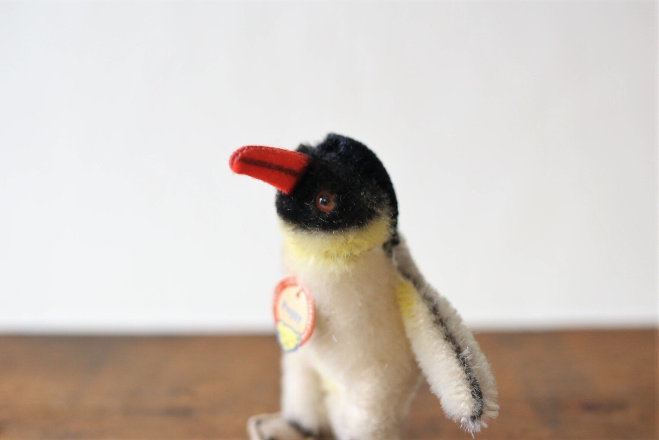 ドイツ ヴィンテージ Steiff シュタイフ ペンギン『Peggy』10cm N