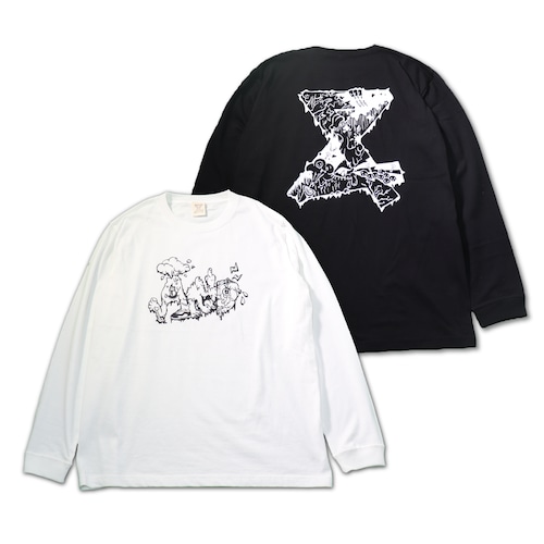 Muddy Monster Long Tshirts【mono ver.】