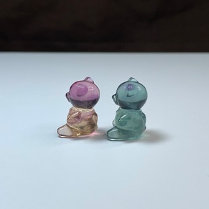 14.可愛い仲良しくまちゃんペア・フローライトくま