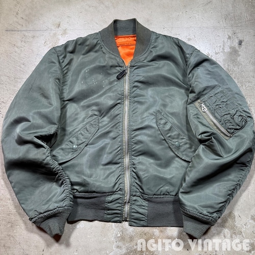 70's U.S.AIR FORCE L-2B フライトジャケット ALPHA INDUSTRIES, INC.  MIL-J-7448J DSA100-70-C-1312 MEDIUM USAF 米空軍 希少 ヴィンテージ BA-2979 RM3400H