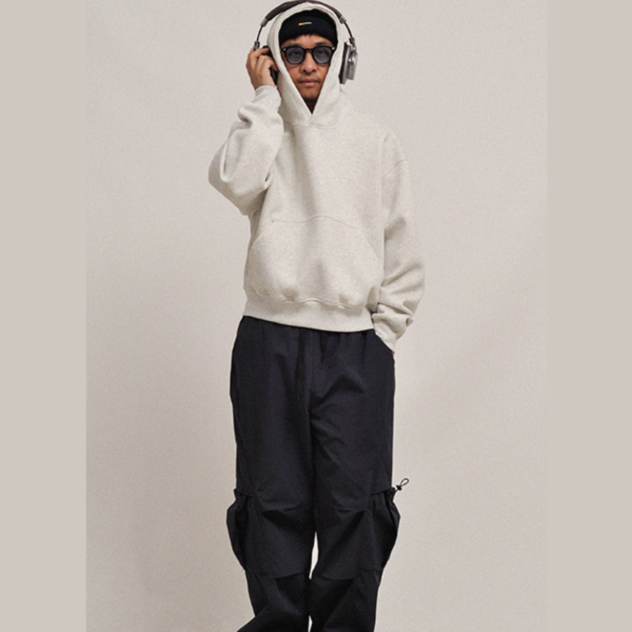 ショート丈オーバーサイズフーディー A1774 - 3