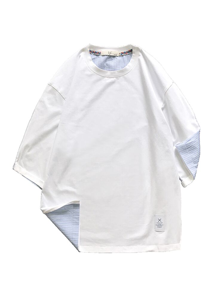 全2色 Tシャツ カットソー シャツ カジュアル おしゃれ 七分袖