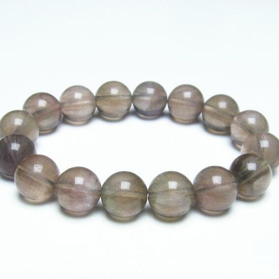 ラビットヘアー フローライト ブレスレット 13mm [M便 1/10] 111-24912