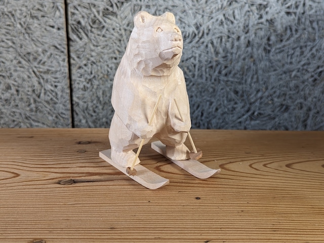 川口直人　ボーゲン熊　#１　|　木彫りの熊