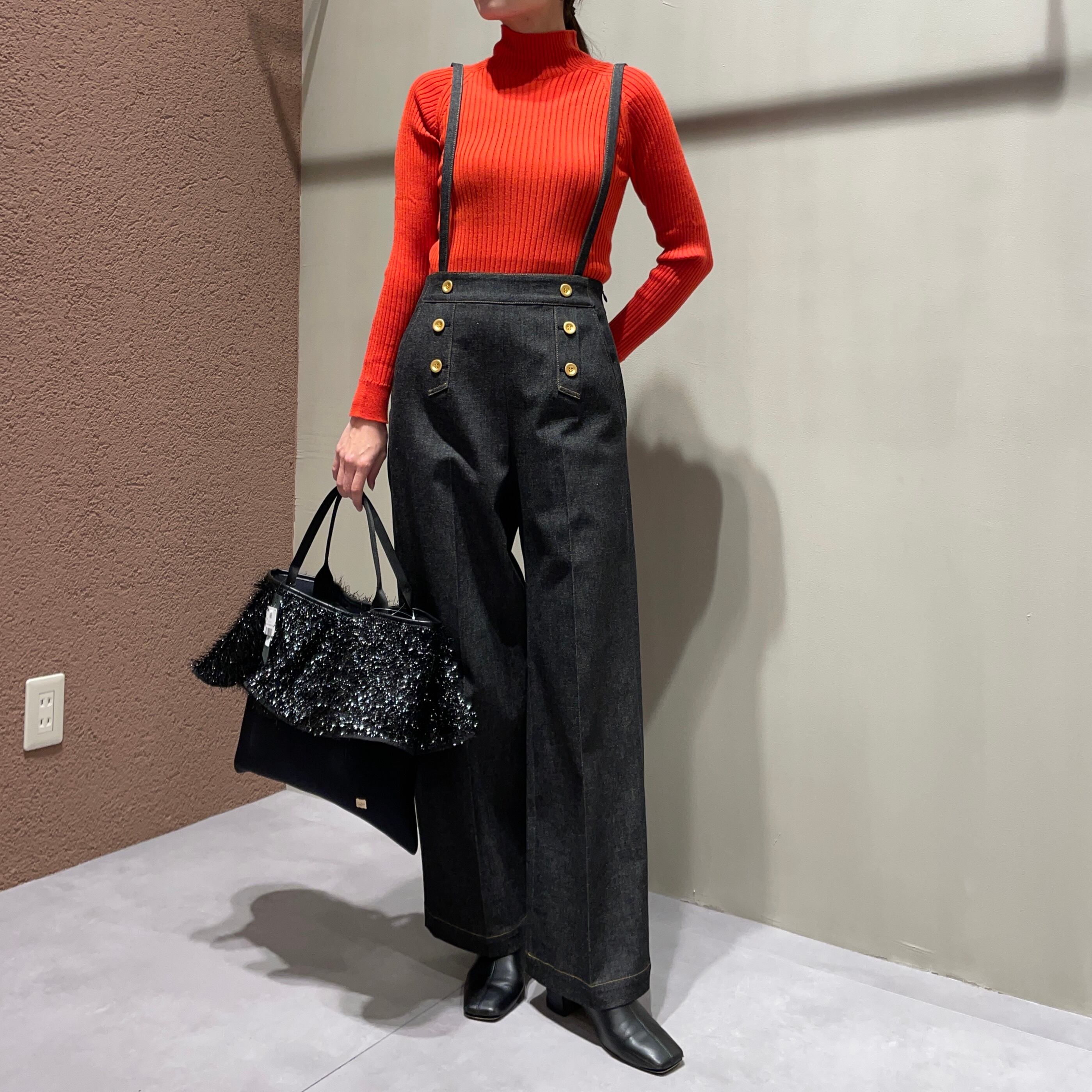 trois/ストレッチデニム ストラップマリンパンツ | 20ｰtwentyｰ 