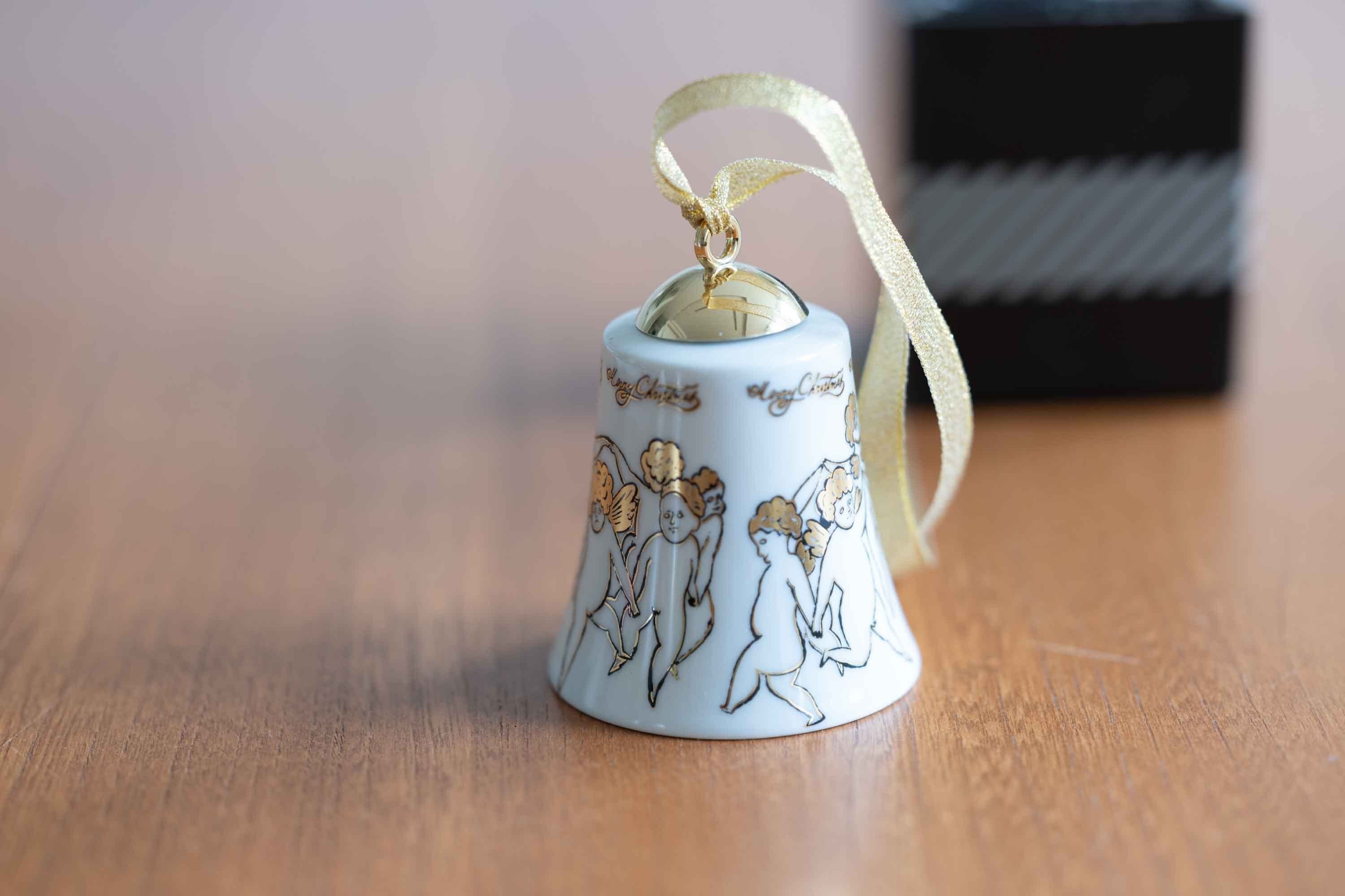 ドイツ Rosendahl (ローゼンダール社製) アンディー・ウォーホル ( Andy Warhol ) デザイン クリスマスツリー・オーナメント クリスマスベル エンジェルが集まって・・ アンディー・ウォーホル ( Andy Warhol ) デザイン