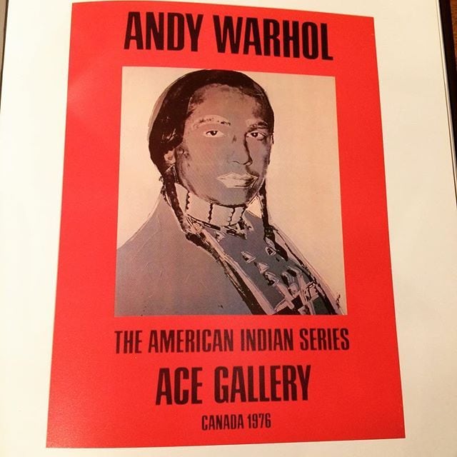 画集「The American Indian, Paintings and Drawings／Andy Warhol」 - 画像3