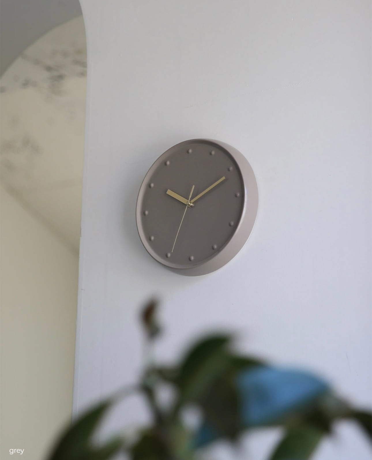 serin clock 4colors / セラミック マット 壁掛け時計 陶器 北欧 韓国