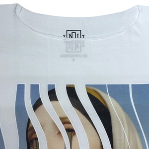 B4NAFTER「"After glow Distortion" Tee Black/White」