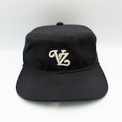 【VARZAR / バザール】 Leaf Chain VZ Monogram Pillbox Cap Black