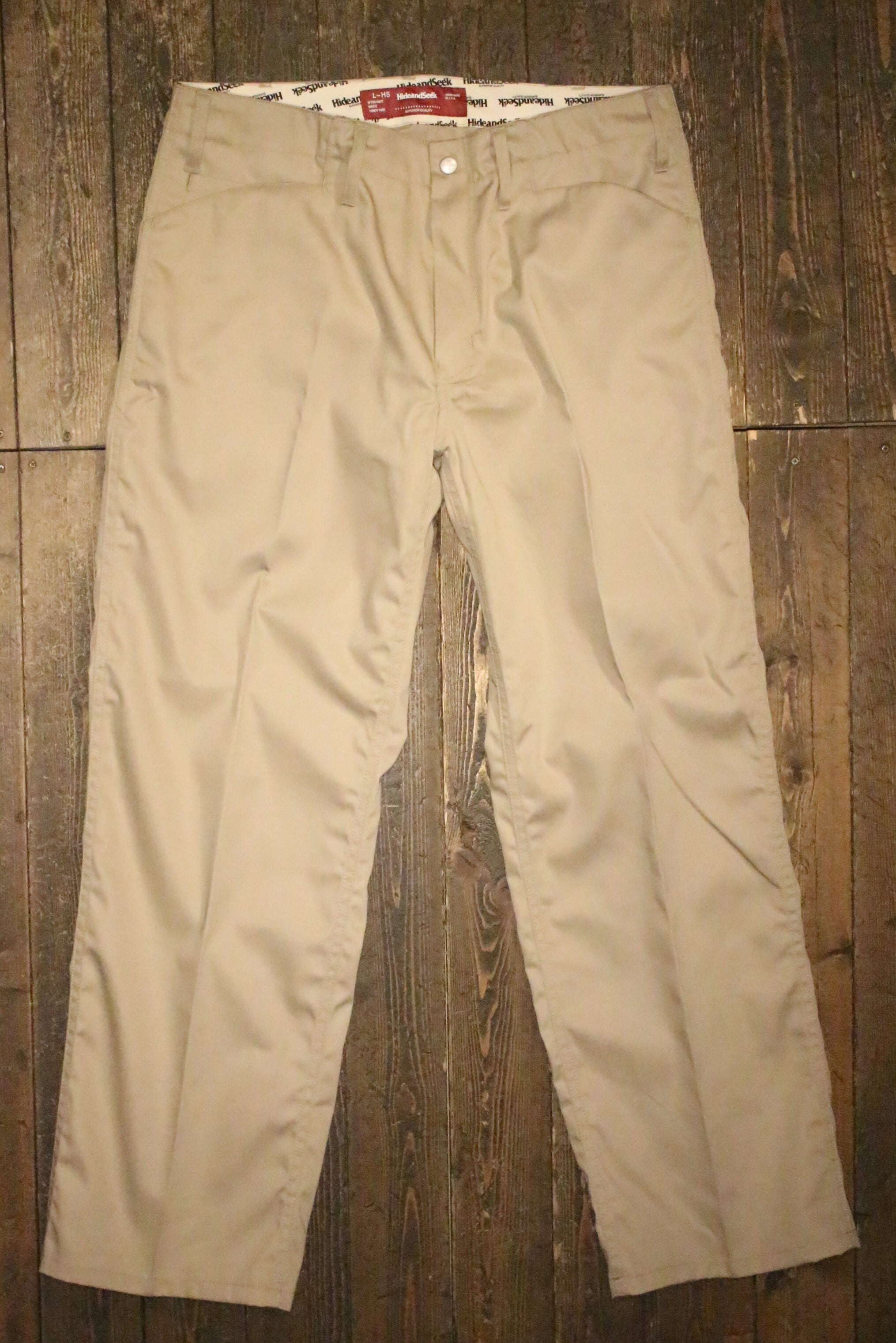 HIDE AND SEEK】Work Slacks(26ss) -BLACK (ハイドアンドシーク