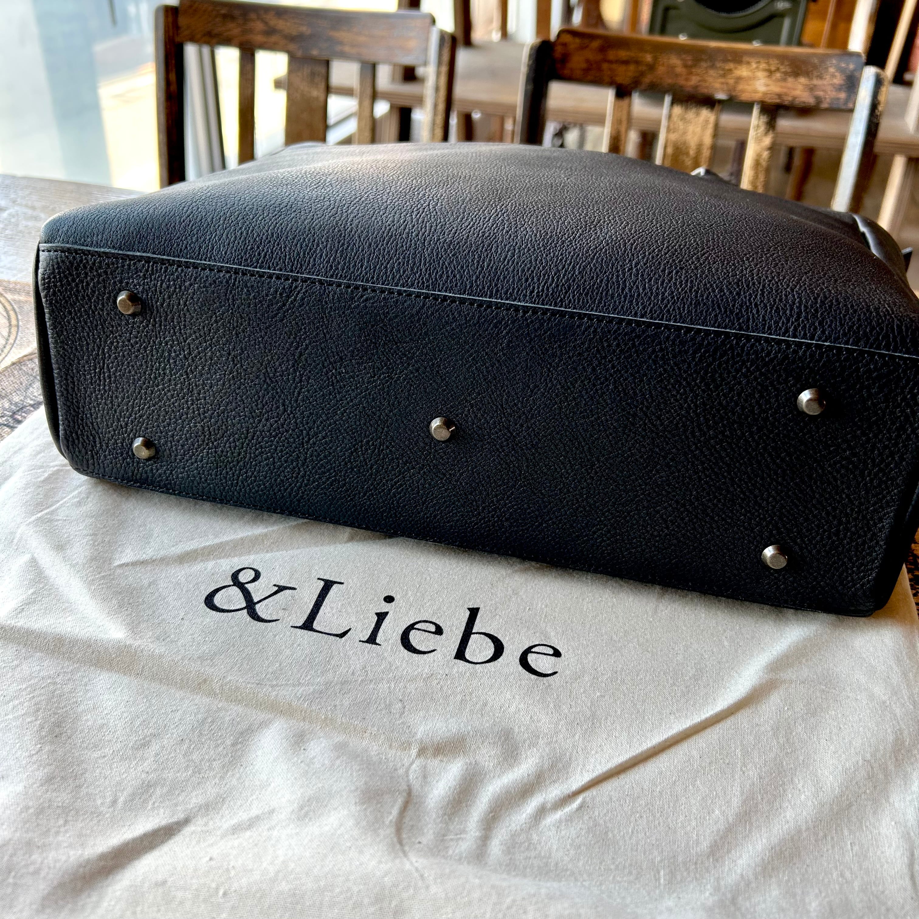 BUNGU TOTE 文具好きのトートバッグ　&Liebe 黒 5月再販予定 BUNGU TOTE 文具好きのトートバッグ – &Liebe