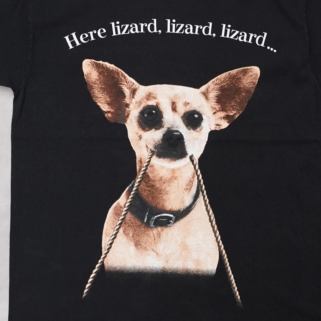 デルタ タコベル ゴジラ チワワ Tシャツ プロモ 90s USA製 L 黒 デルタ タコベル ゴジラ チワワ Tシャツ プロモ 90s USA製 L 黒