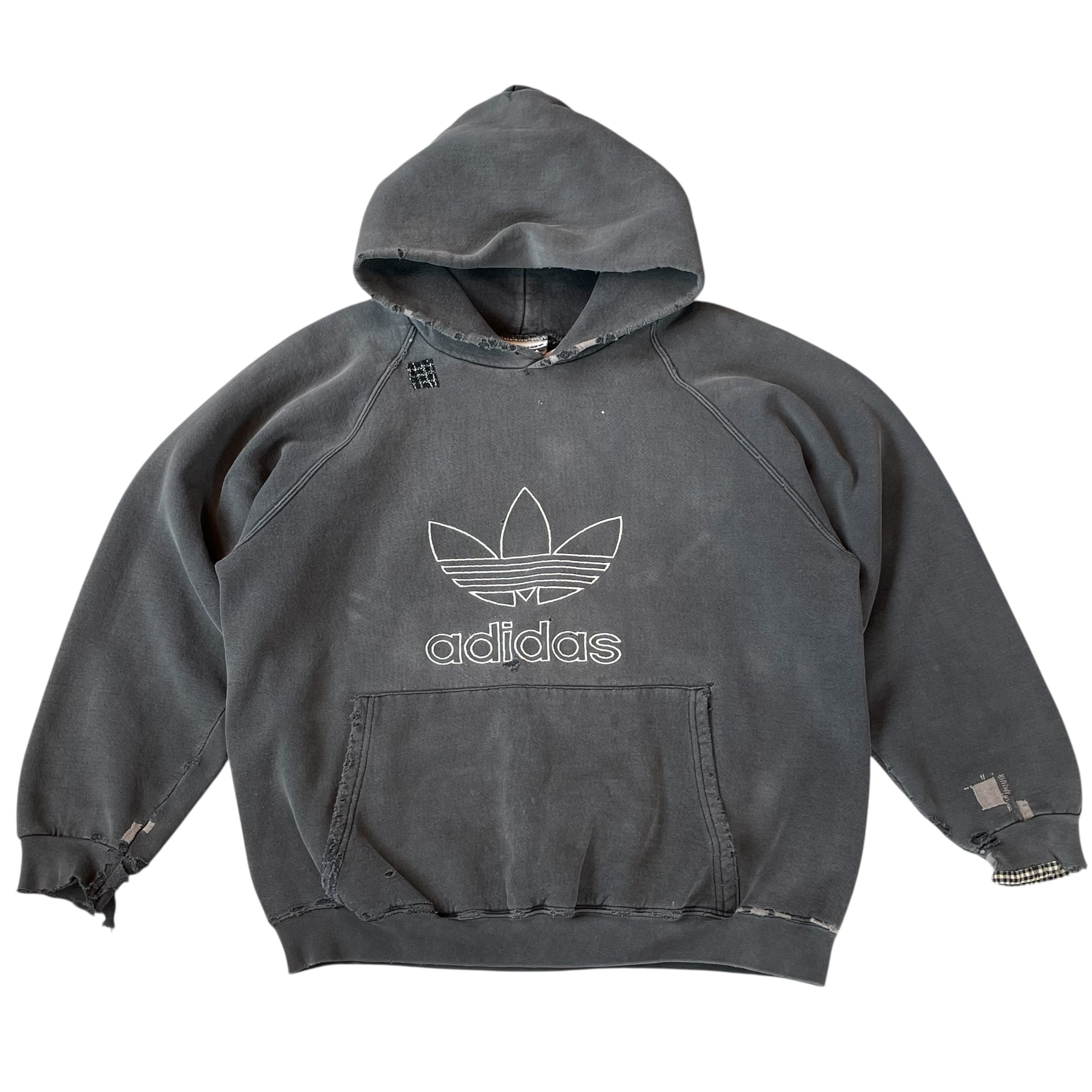 80~90s adidas "Good repair" Embroidery sweat hoodie