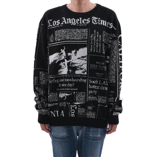【Palm Angels】PAXLATIMES_ NEWS SWEATER