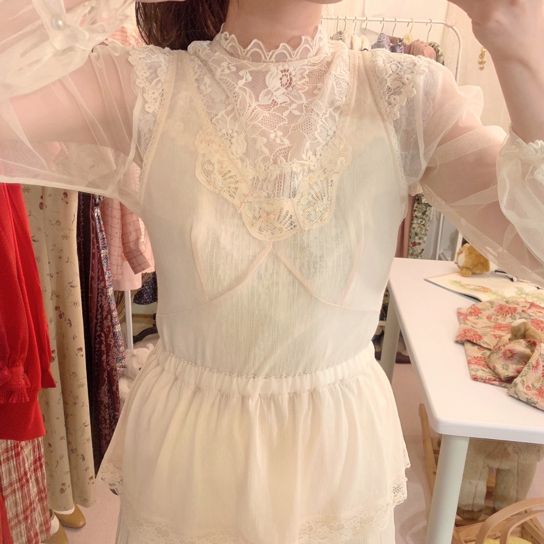 remake : freckles constellation lingerie dress