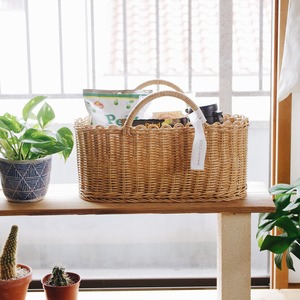 【新色追加】UTILE oval handle basket (Lsize)