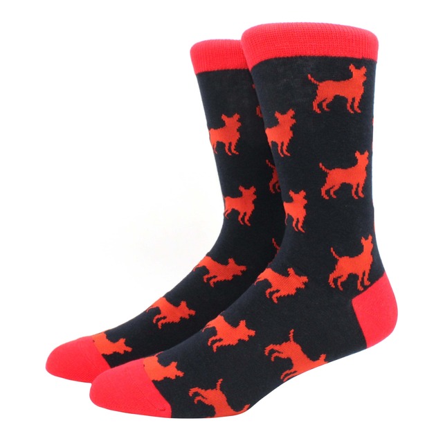 Dog Pattern crew socks ドッグパターンソックス