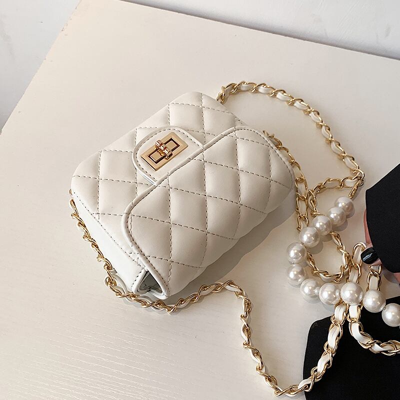 チェーン サマー 夏物 スクウェア メッセンジャーバッグ 手作りハンドバック1508017184