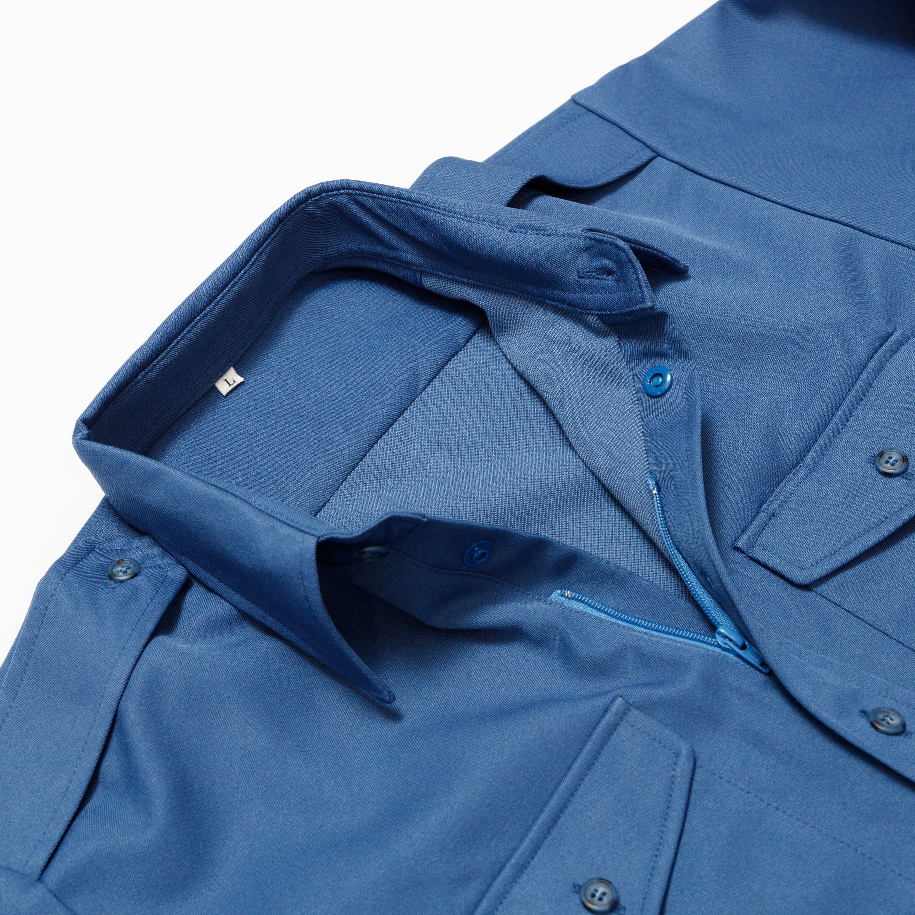 ノーアイロンファスナータイプ 長袖作業服上着 | テラモト 海上自衛隊