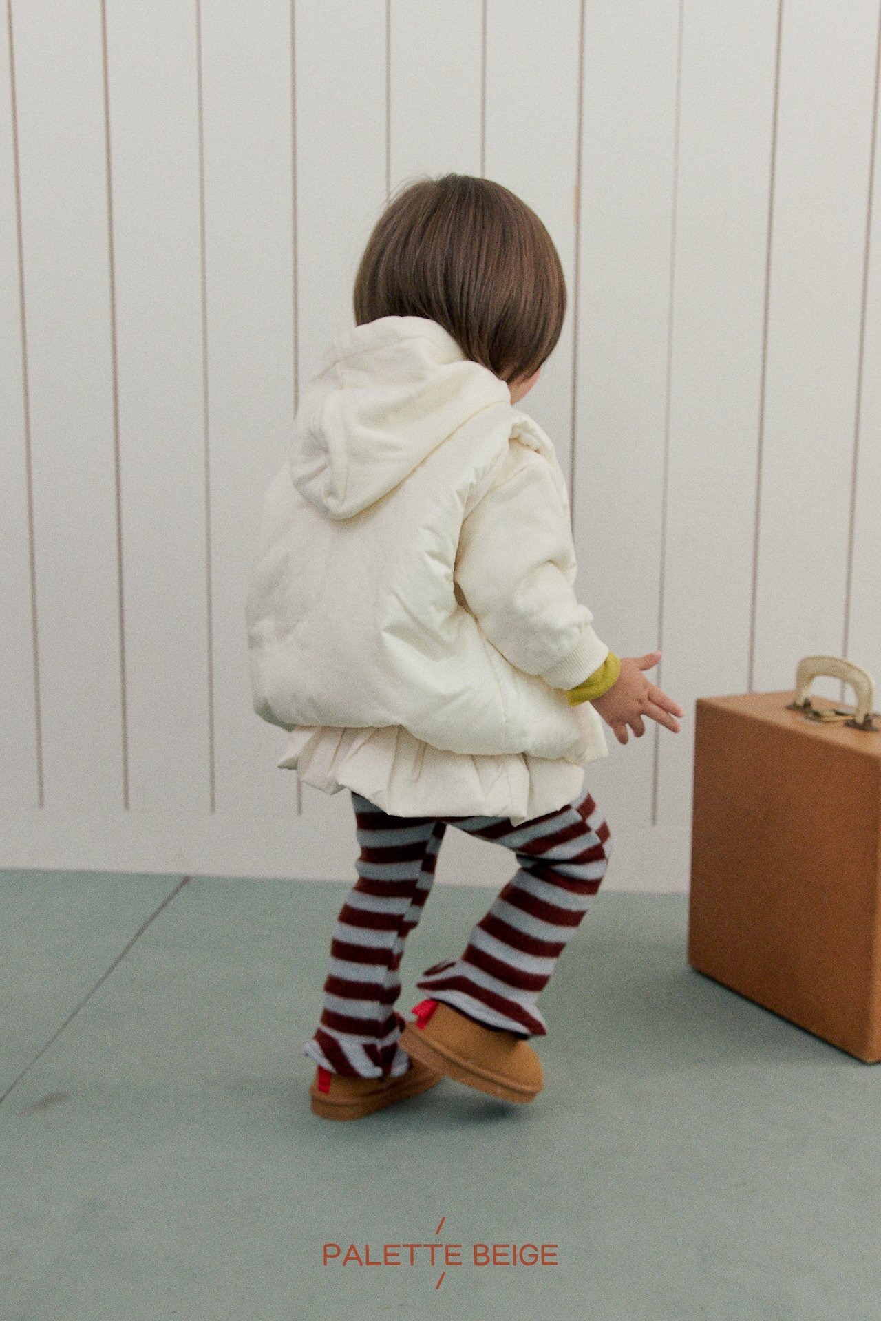 the beige［取寄］balloon hood onepiece 26winter