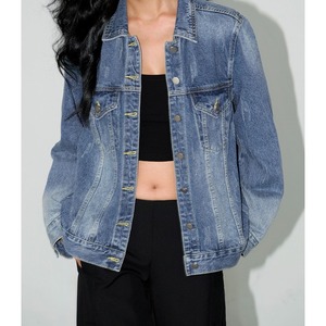 Short Denim Loose Jacket 124459