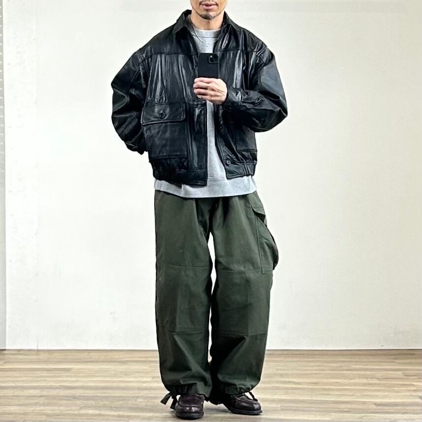 25AW》【YOUSED】 FRENCH ANTIQUE LEATHER JACKET フレンチ