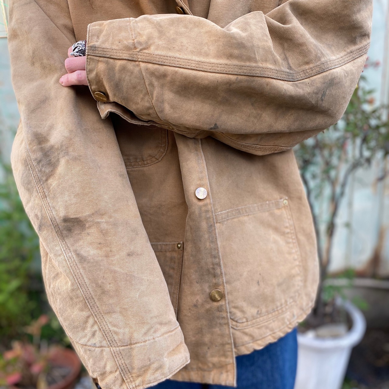 ビッグサイス 80年代 ビンテージ USA製 Carhartt カーハート ミシガン 