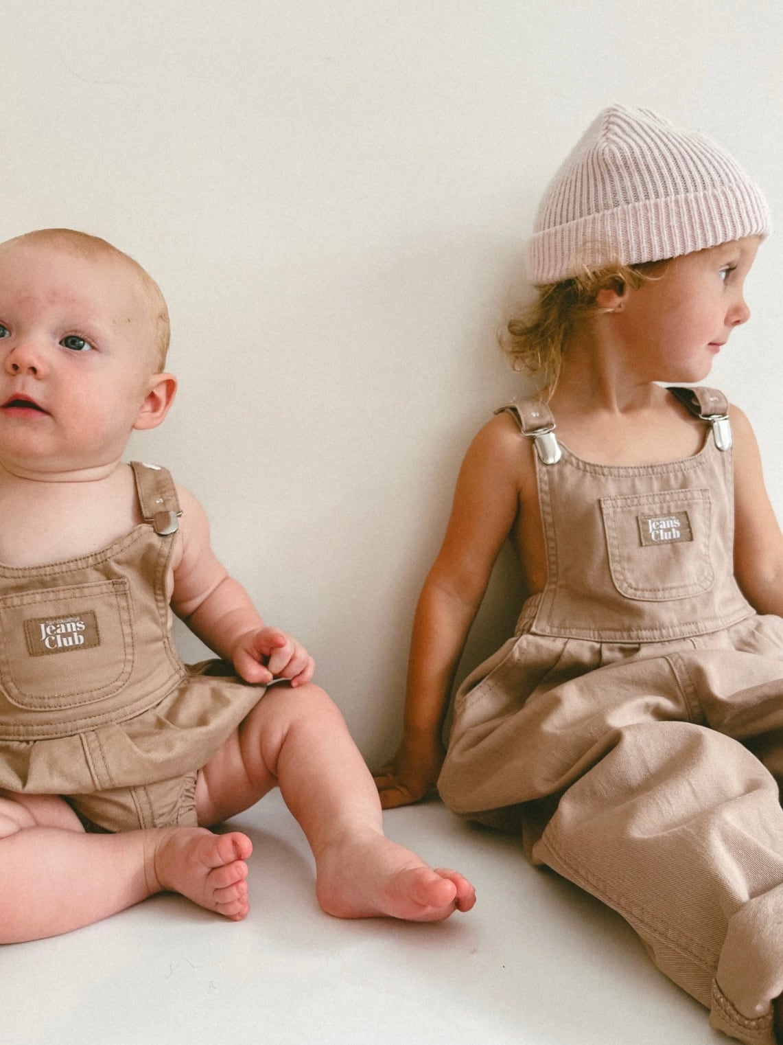 【即納/送料無料】twin collective / Bowie Bubble Overall -Latte-