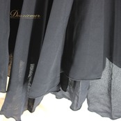 社交ダンス 衣装 スタンダード スカート レッスンウェア オールシーズン 黒 ブラック系 U:NA ユーナ シンプル 無地 フォーマル 練習着 上品 エレガント カジュアル フレアスカート ダンスウェア 舞台衣装 ショート丈 幅広デザイン 軽量 伸縮性あり 女性用 おしゃれ 体型カバー コンフォート