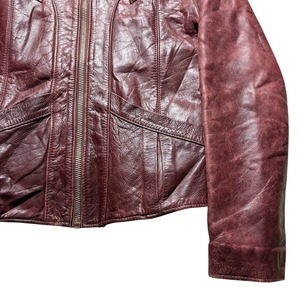 vintage 1970’s EAST WEST MUSICAL INSTRUMENTS leather jacket “Drifter”