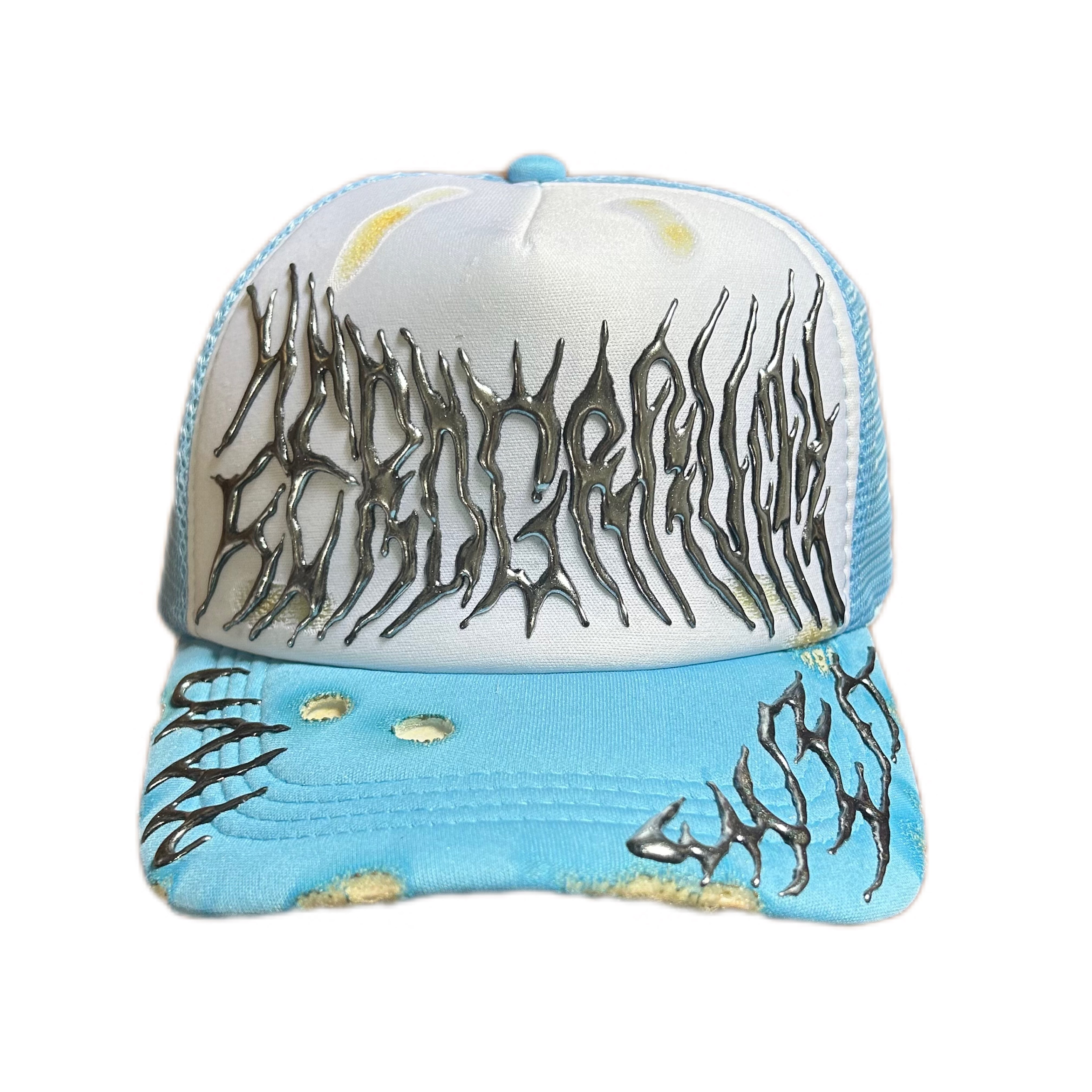 ゼログラビティZEROGRAVTY キャップ ホワイト/ブルー 水色 即完品 ZERO